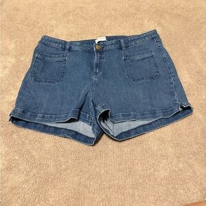 Lane Bryant Classic Blue Jean Shorts